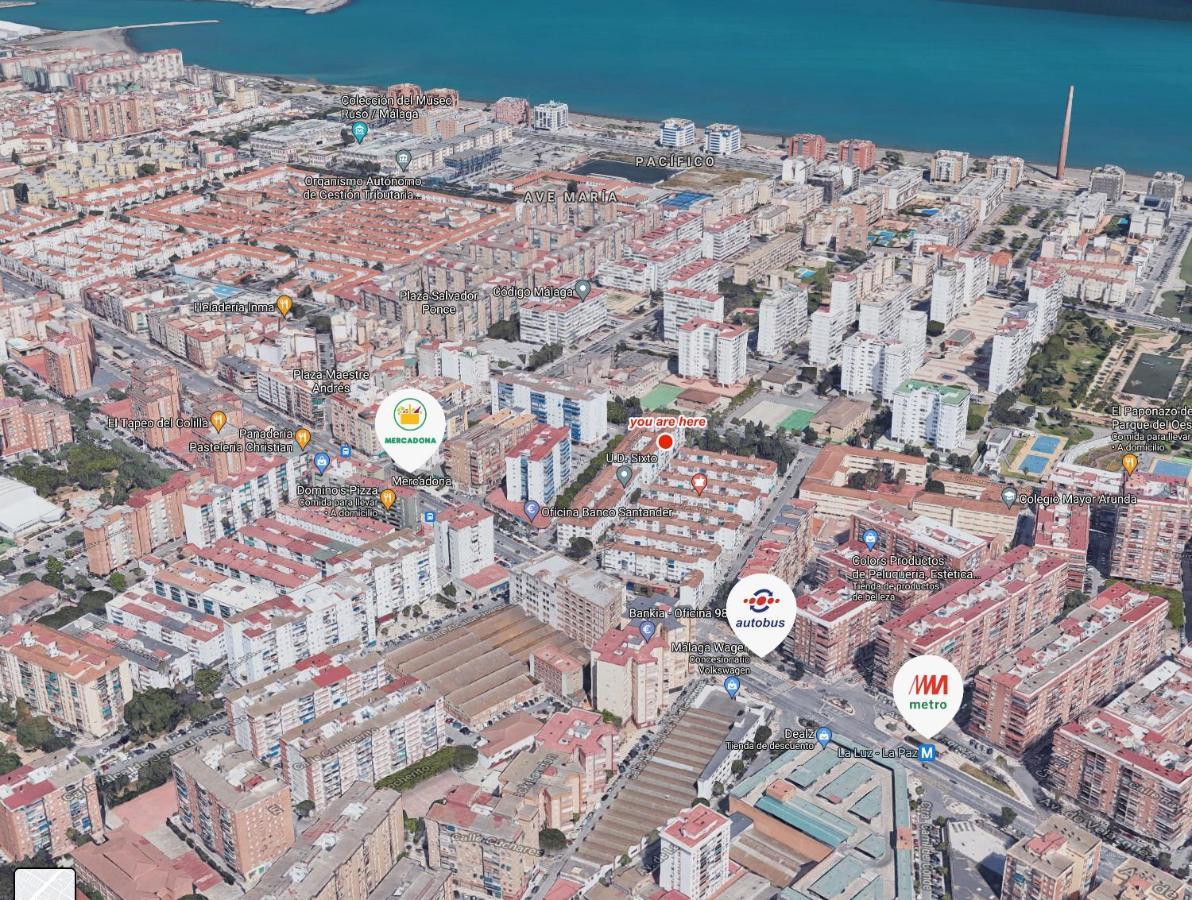Apartamento Los Guindos Malaga Luaran gambar